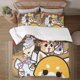 thumbnail image 1 of Aggretsuko 3-Piece Bedding Set For Kids Boys Girls Adult Cartoon Warm Cute Fashion Holiday Present Gift Bed Sheets, 1 of 4