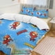 thumbnail image 2 of Cartoon Spiderman Comforter Set for Kids Boys Teen Men Tween 3D Lightweight Microfiber Bedding Sets, 2 of 4