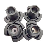 Ioensy - 4 Uds Bastón Puntas Resistente Trípode Antideslizante Accesorio Bastón De Pie 19Mm