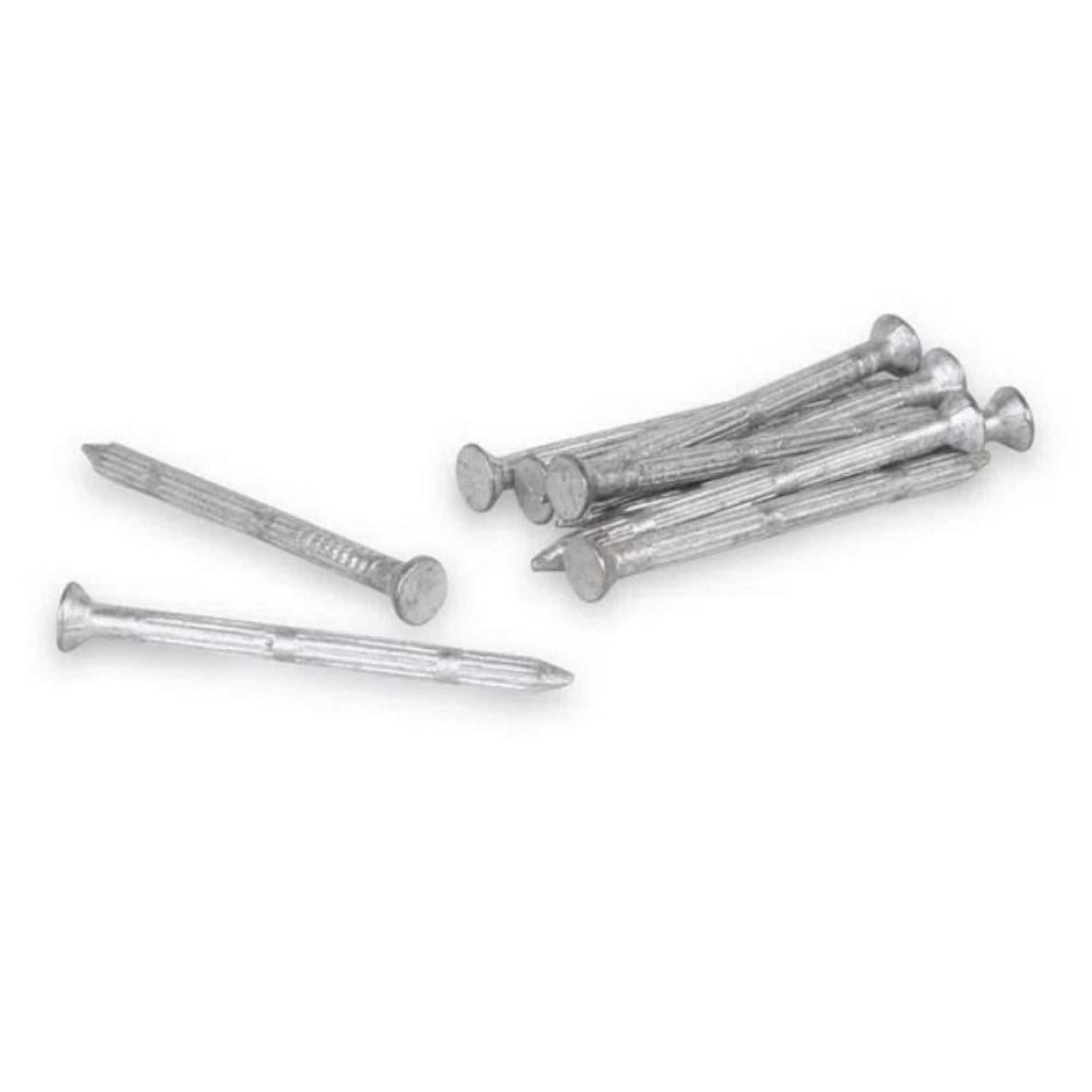 Rukafe Basics - Clavos Para Concreto Aluminio Estriado 2.7 X 20mm 10 Un.