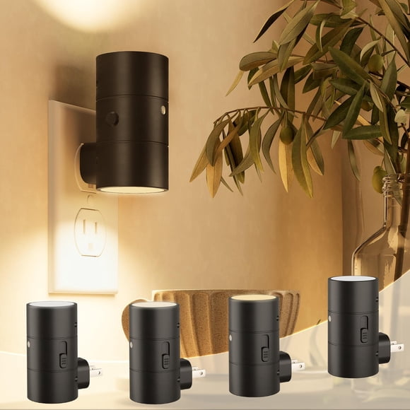 Luces nocturnas NIORSUN Plug-in con 3 modos de iluminación del anochecer al amanecer