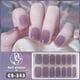 thumbnail image 1 of 14 Pcs Gradient Purple Nail Stickers For Daily & Commuter Use, No-bake Gel, Full Cover, For Women & Girls, Suitable For Both Long And Short Nails, 1 of 3