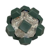 Magideal - Juguete Bola Teclado Portátil Para Aliviar Estrés Con Teclas Táctiles Y Diseño Diy Decorativo Material Resistente Pp Adecuado Para Oficina Estudiantes Verde Profundo