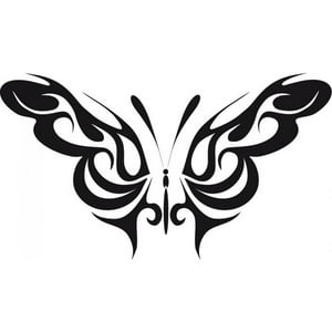 Rienda Libre Graphics - Decomural Tribal Butterfly Butterflies Ws-18258