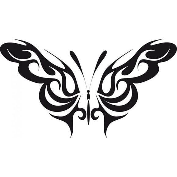 Decomural Tribal Butterfly Butterflies WS-18258