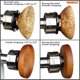 thumbnail image 4 of Juego de mandriles para tornos de madera VINWOX de 3.5 pulgadas con accesorios, 4 of 9