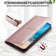 thumbnail image 3 of Funda tipo cartera con bloqueo RFID para Samsung Galaxy S26 cubierta magnética de cuero con tapa y soporte Rosa, 3 of 6