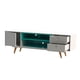thumbnail image 2 of Rack Tv 70 Retro80 Blanco Turquesa, 2 of 4