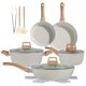 thumbnail image 1 of Juego de Batería de Cocina Cerámica Anymark 15 Piezas Antiadherente Blanco, 1 of 7