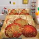 thumbnail image 2 of Christmas Gifts Santa Claus Quilt Duvet Cover Set Kids Soft Pillowcase3-Piece Bedding Set, 2 of 5