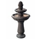 thumbnail image 1 of Fuente de agua de piso con cascada Teamson Home Piña 39 cm, gris hierro, 1 of 6