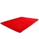 thumbnail image 1 of Alfombra moderna de pelo rojo, 1,52 m x 2,13 m, suave y esponjosa, antideslizante, 1 of 5