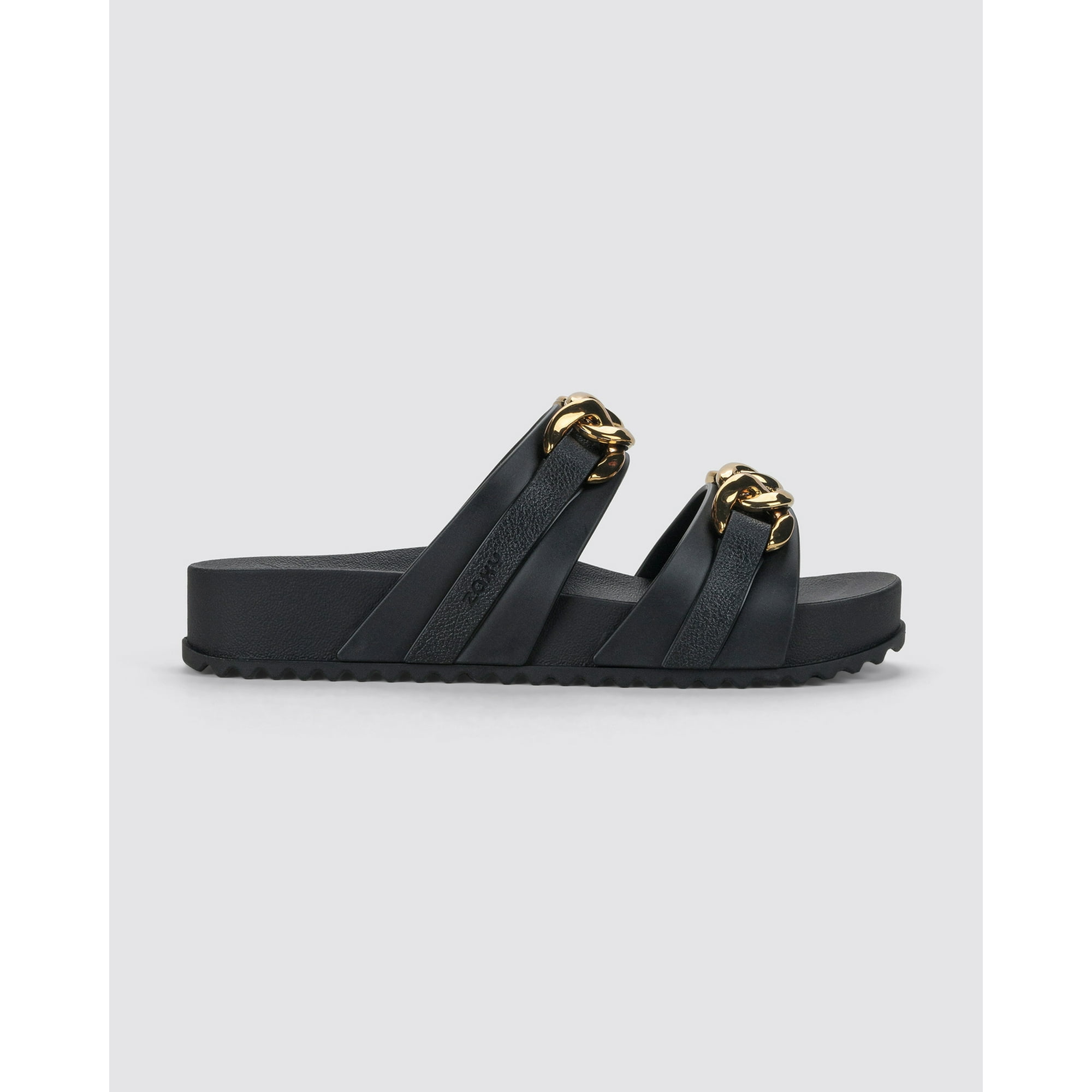 Sandalia Mujer Negro On Ad Zaxy