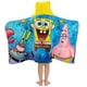 thumbnail image 3 of Toalla con capucha Franco Kids para baño y playa, Bob Esponja, 3 of 6