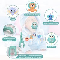 Genérico - Movil Cuna Musical 5En1 Luz Sonajero Giratoria Bebes Lau