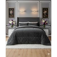 Imac Hogar - Cubrecama Premium Plush Y Chiporro - Invierno 2 Plazas