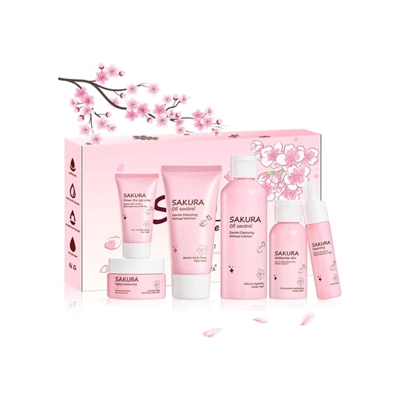 Set Skincare Serum + Rutina Facial Completa  Sakura