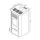 thumbnail image 2 of Calefactor a Pellet Milano Blanco Amesti, 2 of 8