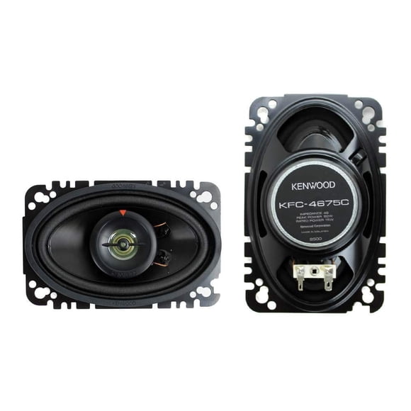Altavoz Kenwood KFC-4675C de 60 W, 4 x 6 pulgadas, 2 vías con tweeter de 1 pulgada