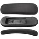 thumbnail image 1 of Almohadillas de reposabrazos para silla Chairpartsonline 24 cm negro - juego de 2, 1 of 3