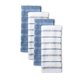 thumbnail image 1 of Juego de toallas de cocina KitchenAid Albany, paquete de 4 unidades, terciopelo azul/blanco, 1 of 4