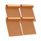 thumbnail image 1 of Revestimientos para horno Buself 43x64 cm, pack de 4 reutilizables, color cobre, 1 of 6