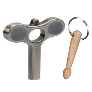 Bothyi - Llave De Ajuste, Llave De Afinación De Tambor, Broca Para Principiantes, Bateristas, Accs Argent