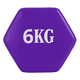 thumbnail image 3 of Par de Mancuernas 6 kg c/u Total 12 kg Hexagonales de Neopreno, 3 of 3