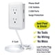 thumbnail image 3 of Extensor de enchufe Intel Presto Plug, 2 tomas de corriente alterna, 2 puertos USB, 3 of 9