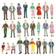 thumbnail image 5 of 50 Figuras De Personas A Escala HO 1:50 Para Escenas En Miniatura De Estaciones De Tren, 5 of 5