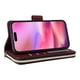 thumbnail image 5 of Funda Cartera con Cremallera y Correa para iPhone 15 Pro Soporte y Tarjetero Rojo, 5 of 6
