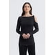 thumbnail image 1 of Polera Mujer Aplicación Nudo Hombro Negro, 1 of 4