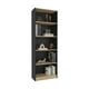 thumbnail image 3 of Estante Organizador De Libros 180,6x62,8x29,9 Cm Negro Y Café Claro, 3 of 8