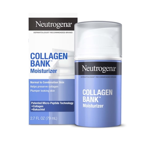 Crema Hidratante Neutrogena Collagen Bank Face 80 Ml Antienvejecimiento