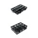 thumbnail image 4 of 2x Caja De Almacenamiento De Tornillos De Plástico Caja De Almacenamiento De Caja De Hardware De Rejilla Múltiple, 4 of 4