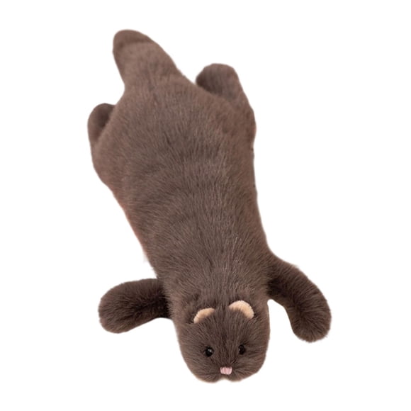 Hurón De Peluche, Adorable Muñeco De Hurón De Dibujos Animados Para Niños Y Niñas, Color Gris
