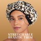 thumbnail image 5 of Gorro de ducha Betty Dain Socialite Safari Spots con forro de felpa, 5 of 7