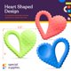 thumbnail image 5 of Herramientas de terapia motora oral Teether Heart Spoon, suministros especiales, 5 of 9