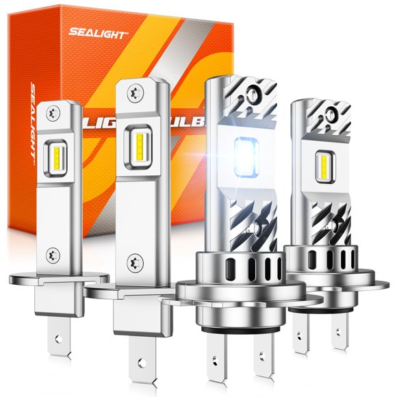 Bombillas SEALIGHT H1/H7 140000LM 6500K Pack de 2