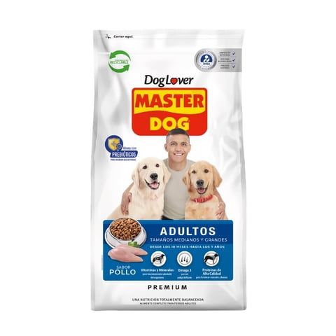 Master Dog - Alimento Perro Adulto Pollo, Arroz Y Vegetales