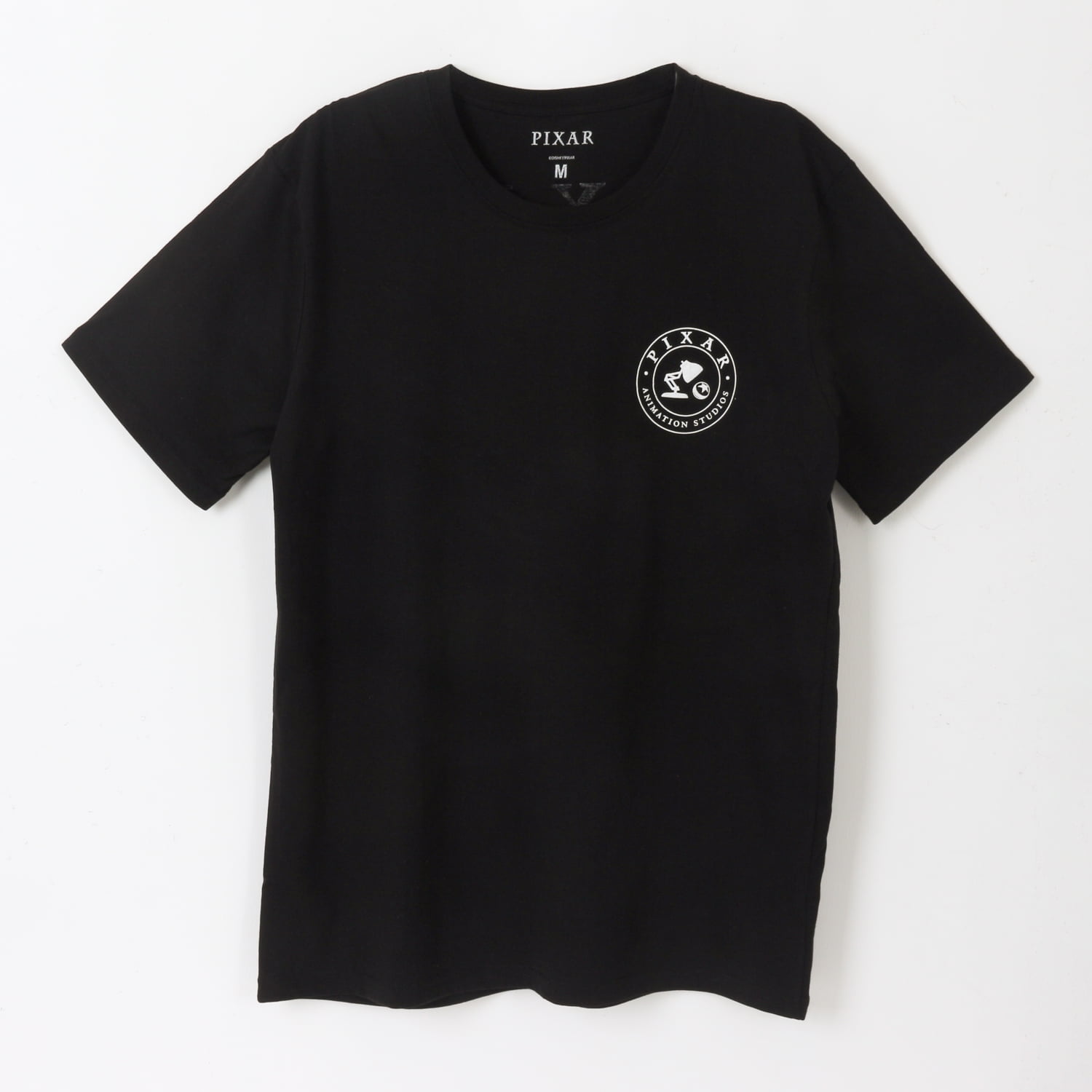 Polera Manga Corta Adulto Negro Corporativo Pixar Disney