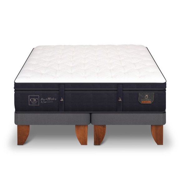 Cama Europea Super Premium Super King Base Dividida