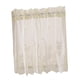 thumbnail image 2 of Niveles De Cenefa De Cortina Transparente De Gasa De Ventana De Encaje Bordado Niveles 74 * 61 Cm Cremoso, 2 of 5