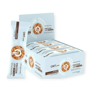Qnt - Box 12 Barras De Proteina Joy Crunchy Chocolate Cookie 60Grs -