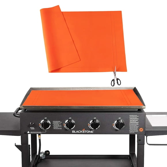 Tapete de silicona recortable para plancha POPQEEN Blackstone de 36"