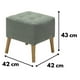 thumbnail image 2 of Pouf Alemania Verde Agua Altea 42x42x43 cm, 2 of 3