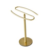 Bothyi - Soporte Para Toallas De Mano, Organizador De Baño Que Ahorra Espacio Para Cocina Y Baño, Dorado