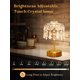 thumbnail image 3 of Lámpara inalámbrica Staryou Vintage Crystal Flower 10 Brillantamiento, 3 of 7