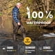thumbnail image 2 of Pantalón impermeable de pesca FISHINGSIR con botas, 2 of 6