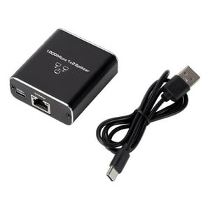 Eon - Adaptador Splitter 2X1 Ethernet Red Rj45 Lan 100/1000Mbps